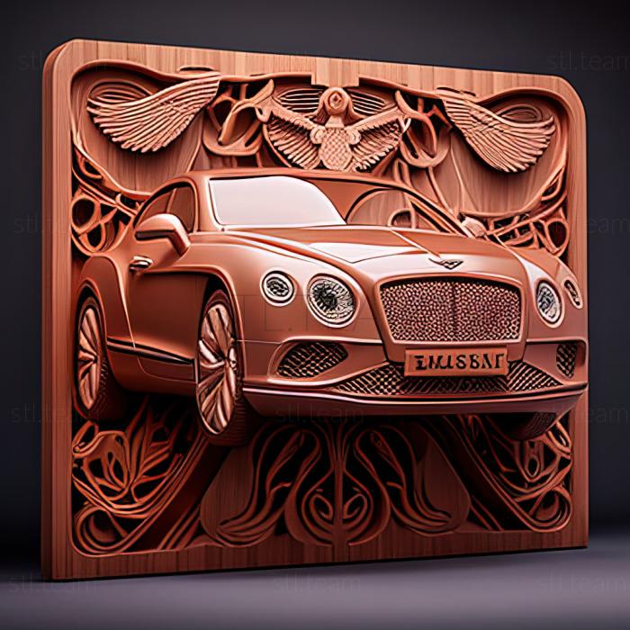 3D model Bentley Continental GT (STL)